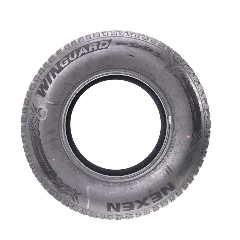 Set of (2) Used 245/75R16 Nexen WinGuard winSpike 3 111T - 9.5/32 - Image 3