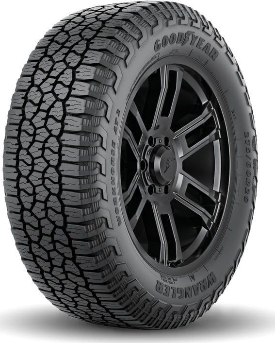 Set of (2) New LT 285/60R20 Goodyear Wrangler Workhorse AT2 125/122S - Image 1