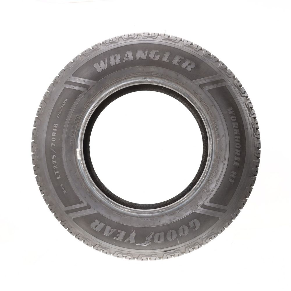 Set of (2) Used LT 275/70R18 Goodyear Wrangler Workhorse HT 125/122R E - 10.5-11/32 - Image 3
