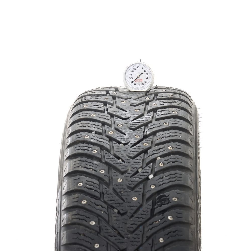 Set of (2) Used 225/65R17 Nokian Hakkapeliitta 8 SUV Studded 106T - 8.5-10/32 - Image 2