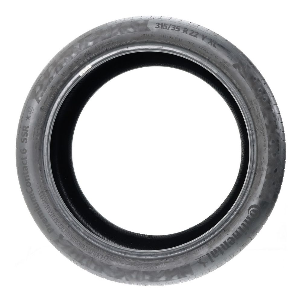 Set of (4) Used 315/35R22 Continental PremiumContact 6 SSR 111Y - 5-6.5/32 - Image 3