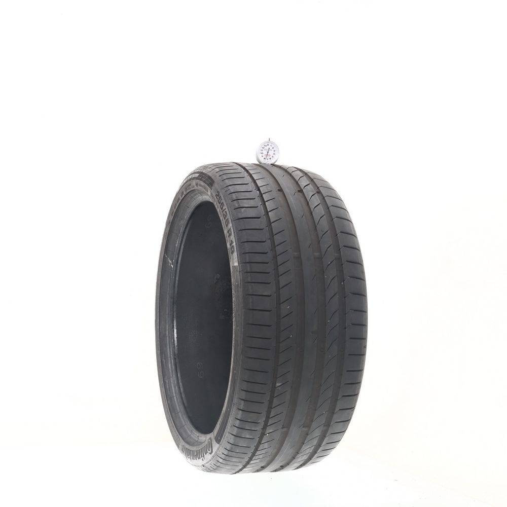 Set of (2) Used 255/35R19 Continental ContiSportContact 5P AO 96Y - 6-7.5/32 - Image 4