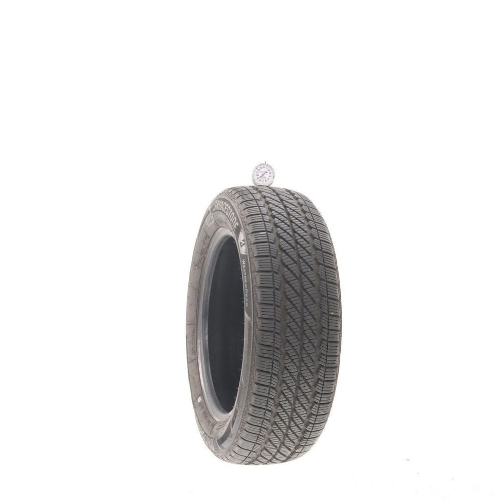 Set of (2) Used 185/60R15 Bridgestone WeatherPeak 84H - 8.5-9/32 - Image 1