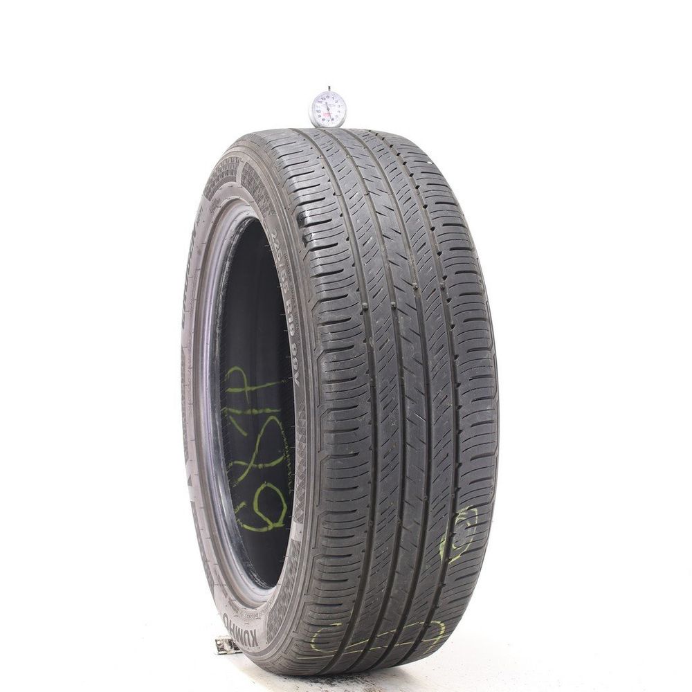 Set of (4) Used 225/55R19 Kumho Crugen HP71 99V - 6-7/32 - Image 1