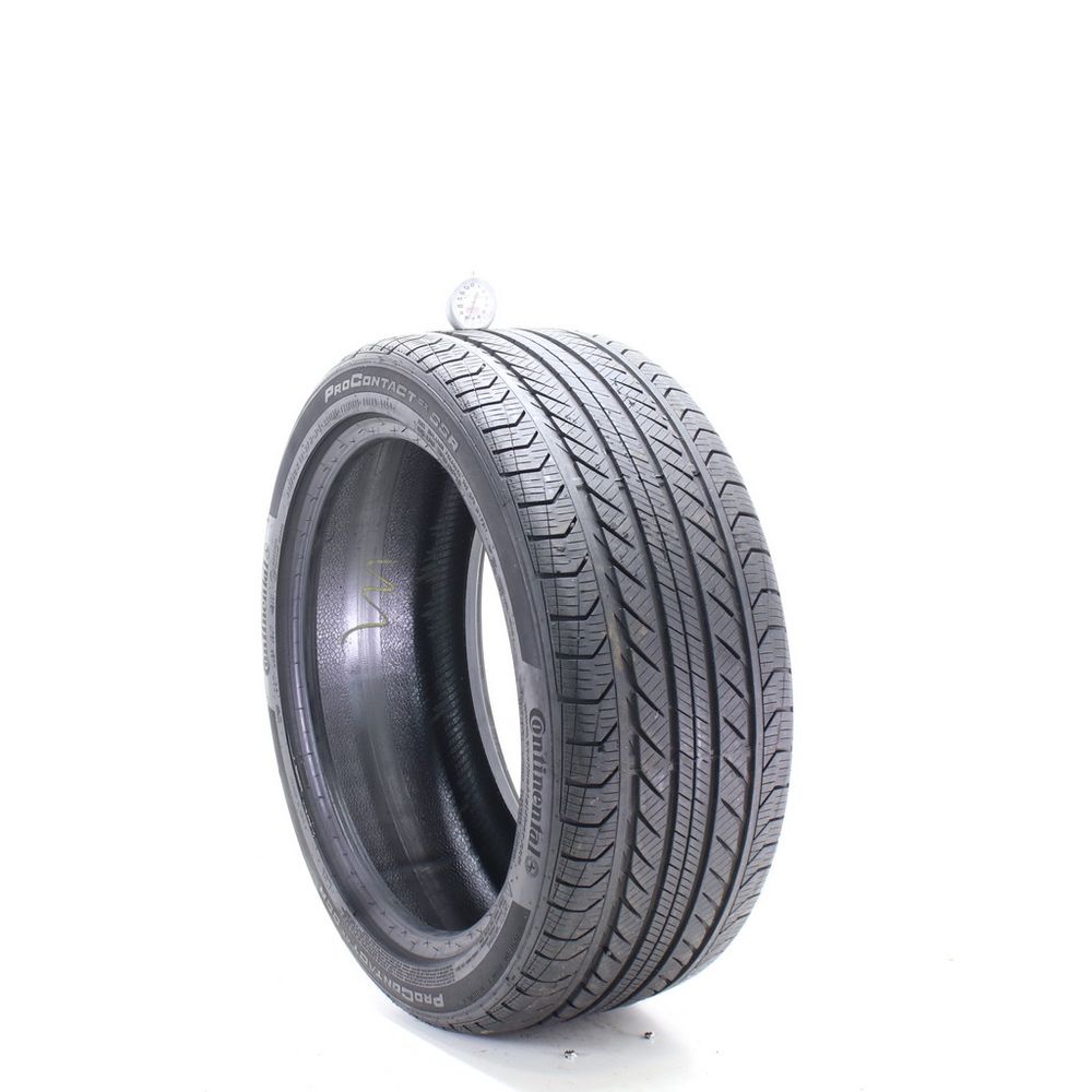 Set of (2) Used 245/40R18 Continental ProContact GX SSR MOE 97H - 7.5-9/32 - Image 1