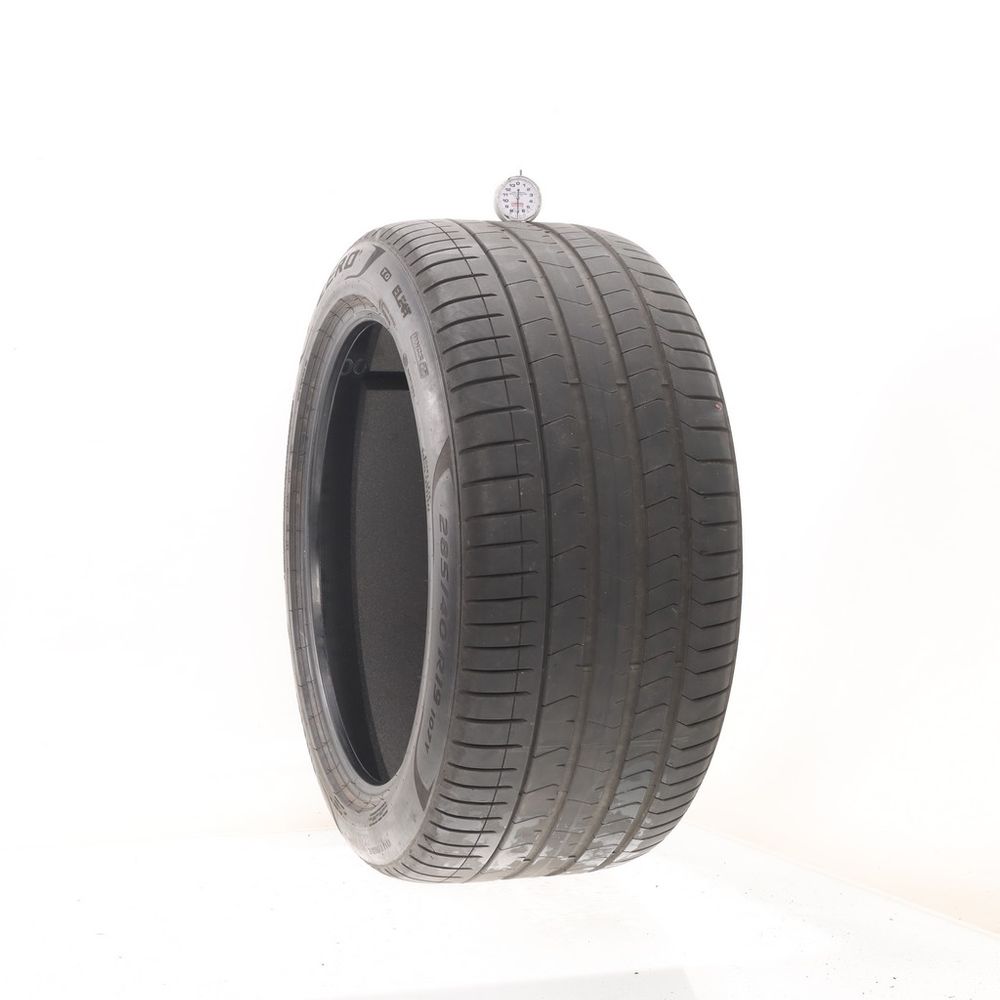 Set of (2) Used 285/40R19 Pirelli P Zero PZ4 TO Elect PNCS 107Y - 6.5-7/32 - Image 4