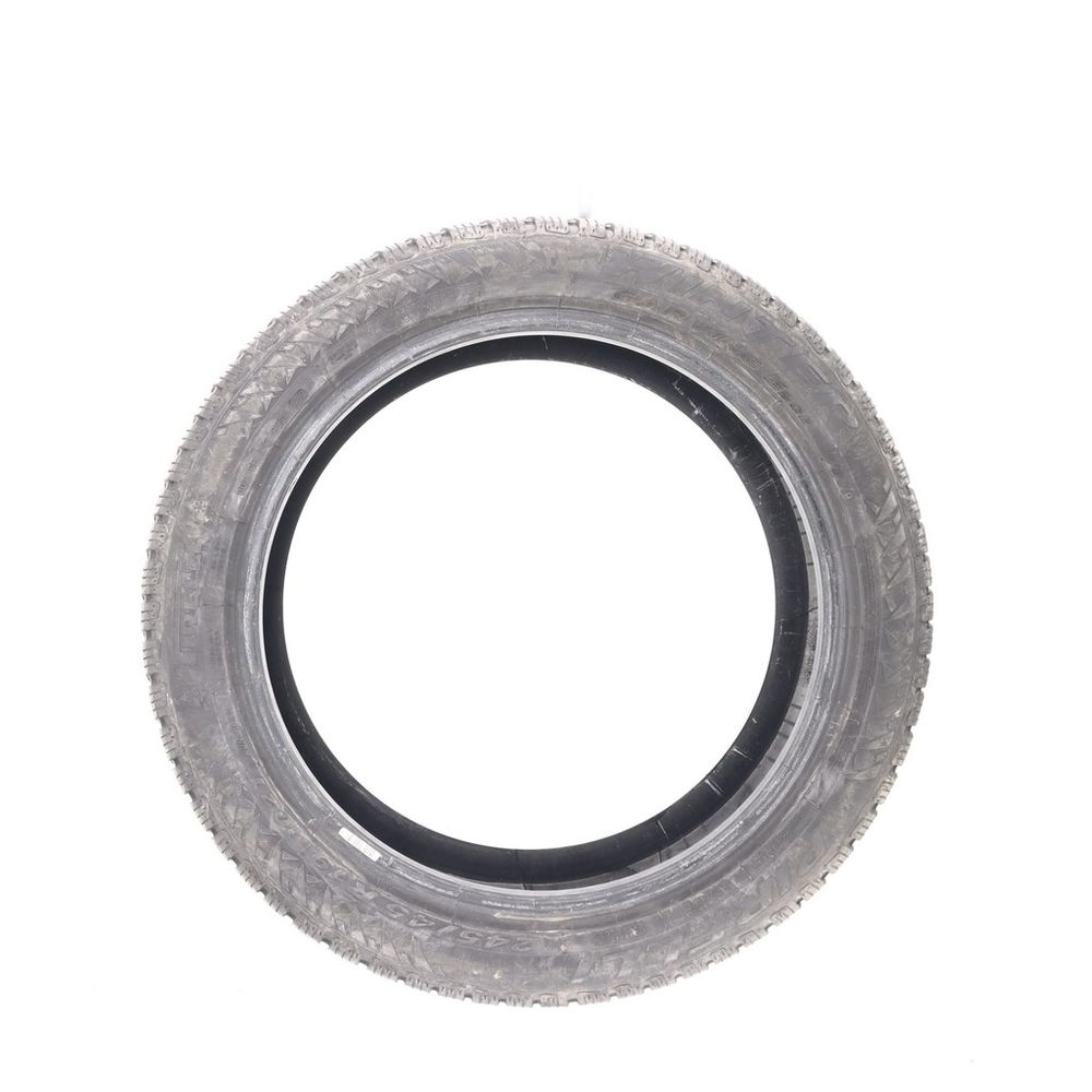Used 245/45R19 Pirelli Winter Carving Edge Run Flat 102T - 9.5/32 - Image 3