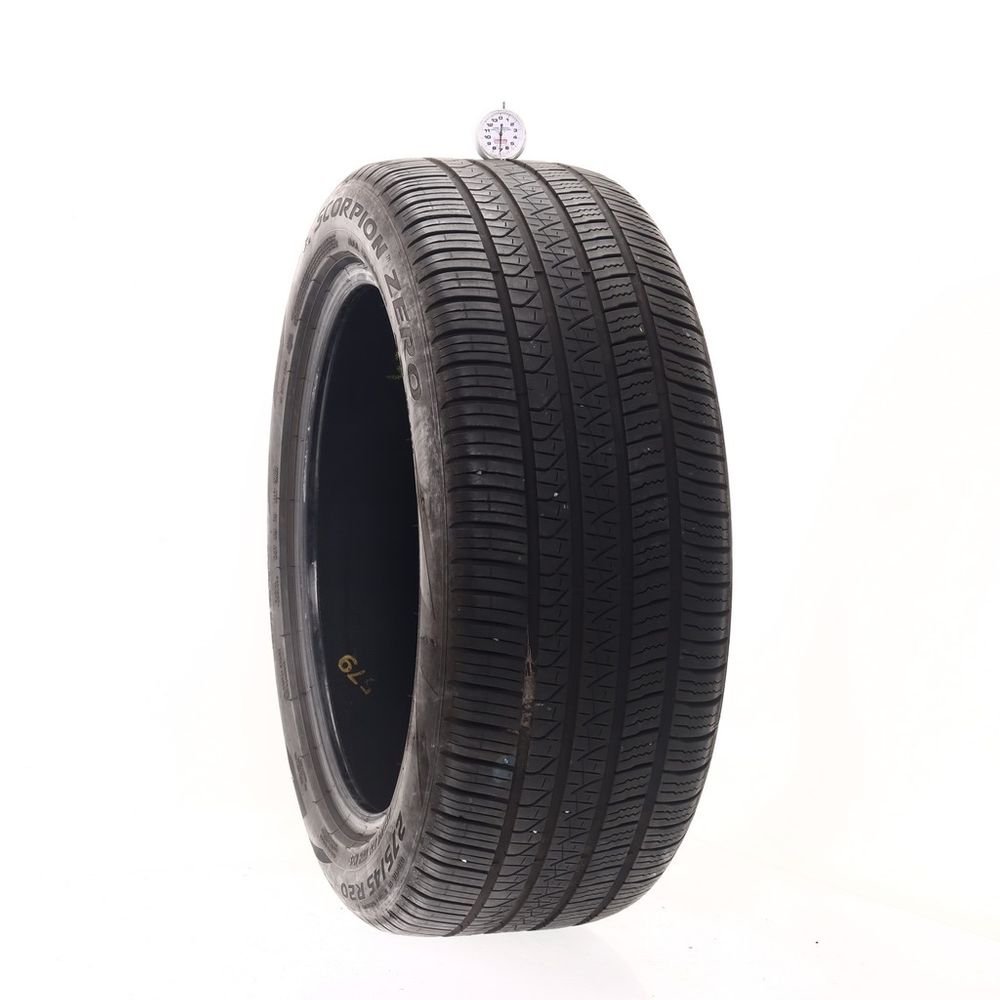Set of (2) Used 275/45R20 Pirelli Scorpion Zero Run Flat 110H - 7-8.5/32 - Image 1
