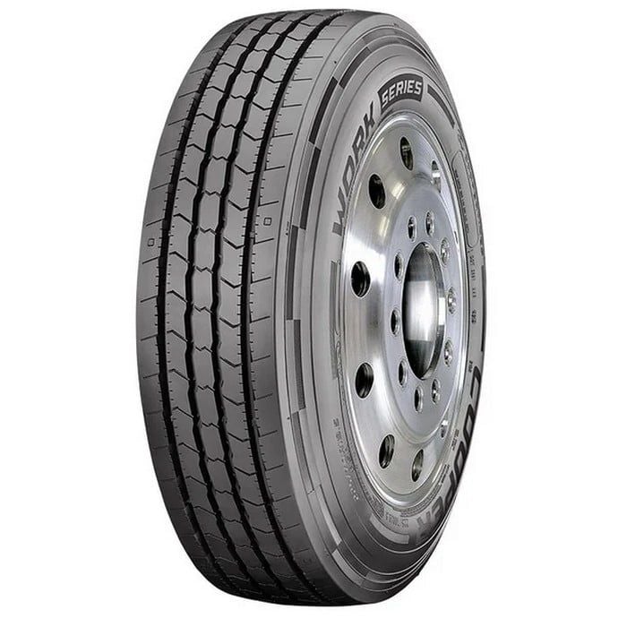 Set of (4) New 225/70R19.5 Cooper Work Series ASA 128/126N - Image 1
