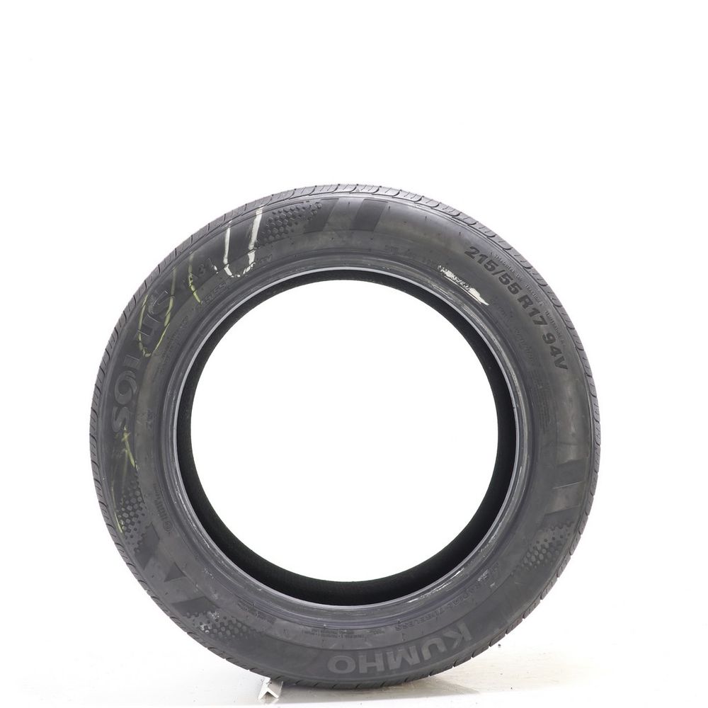 Driven Once 215/55R17 Kumho Solus TA31 94V - 9.5/32 - Image 3