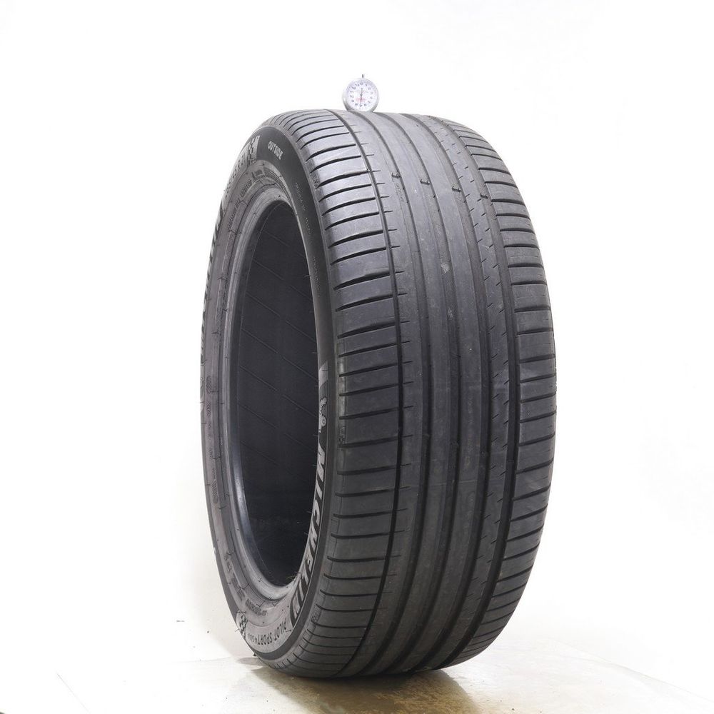 Set of (2) Used 285/45R21 Michelin Pilot Sport 4 SUV 113Y - 7-8/32 - Image 1