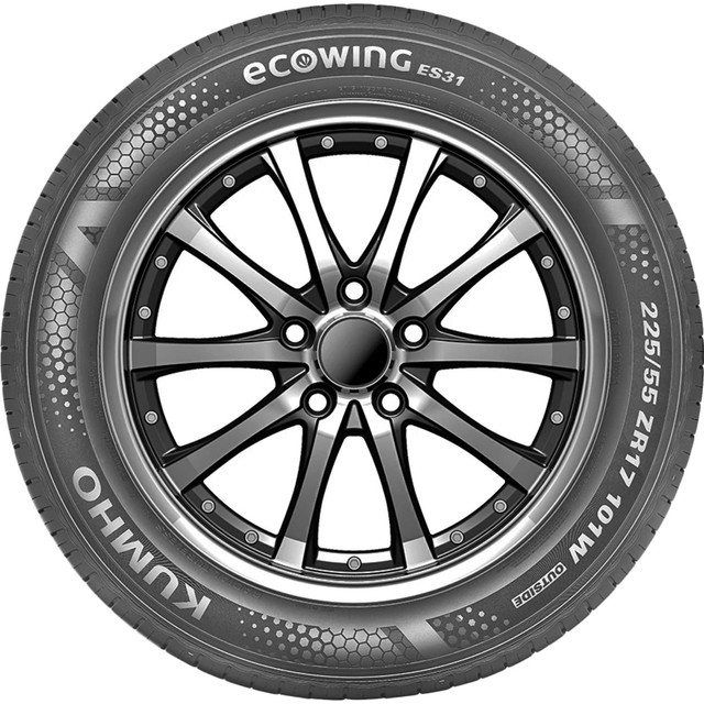 Set of (4) New P 225/45R17 Kumho Ecowing ES31 91W - Image 2