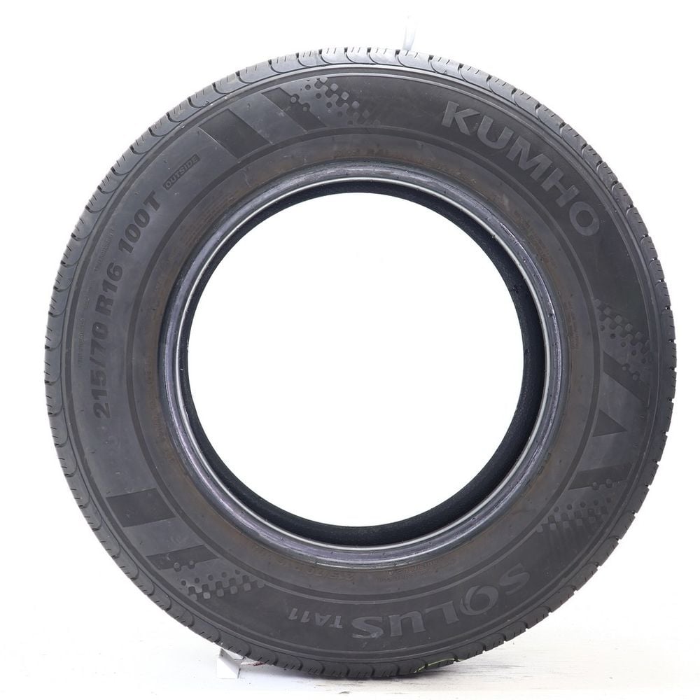 Set of (4) Used 215/70R16 Kumho Solus TA11 100T - 8-8.5/32 - Image 3