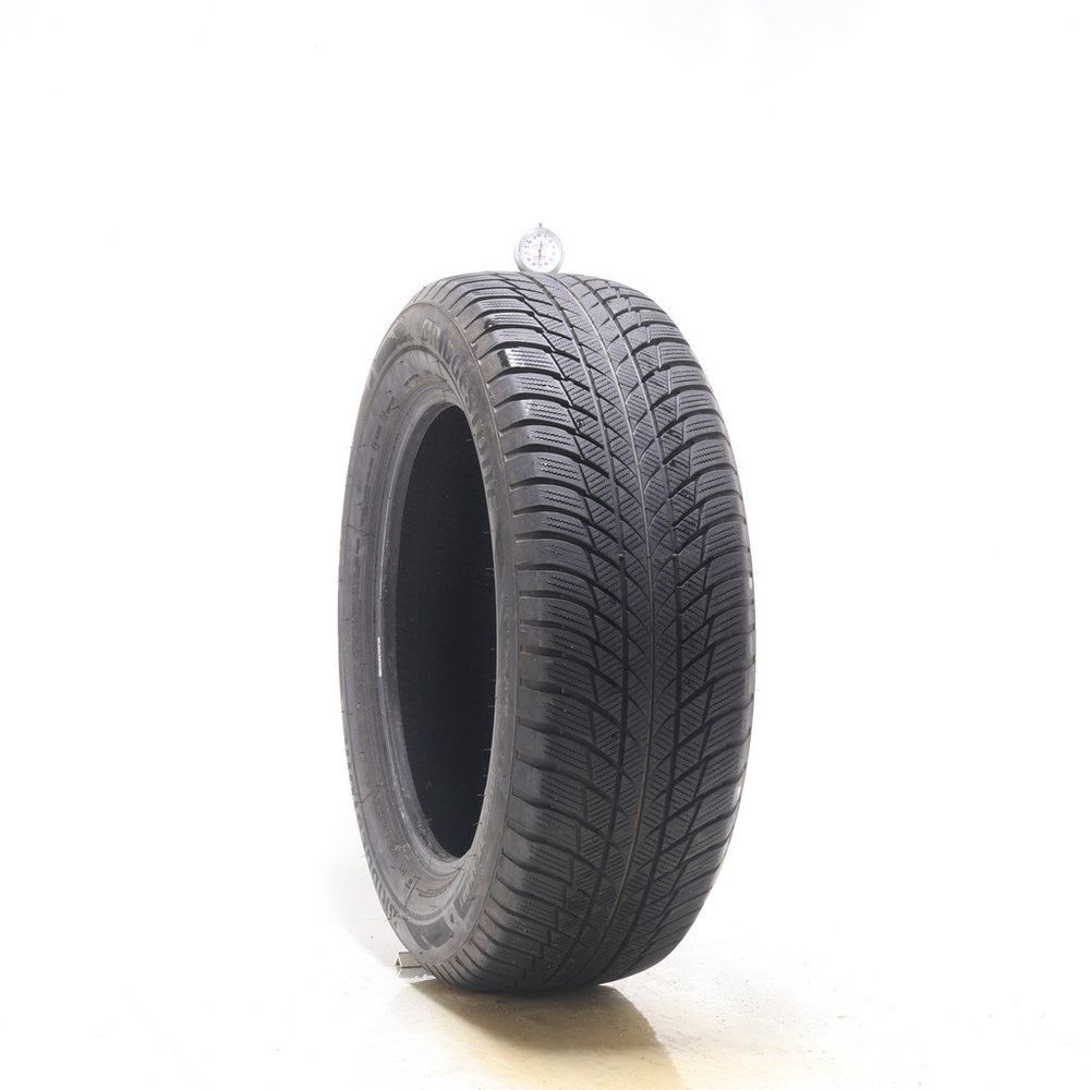 Set of (2) Used 225/60R18 Bridgestone Blizzak LM-001 RFT 104H - 7-7.5/32 - Image 1