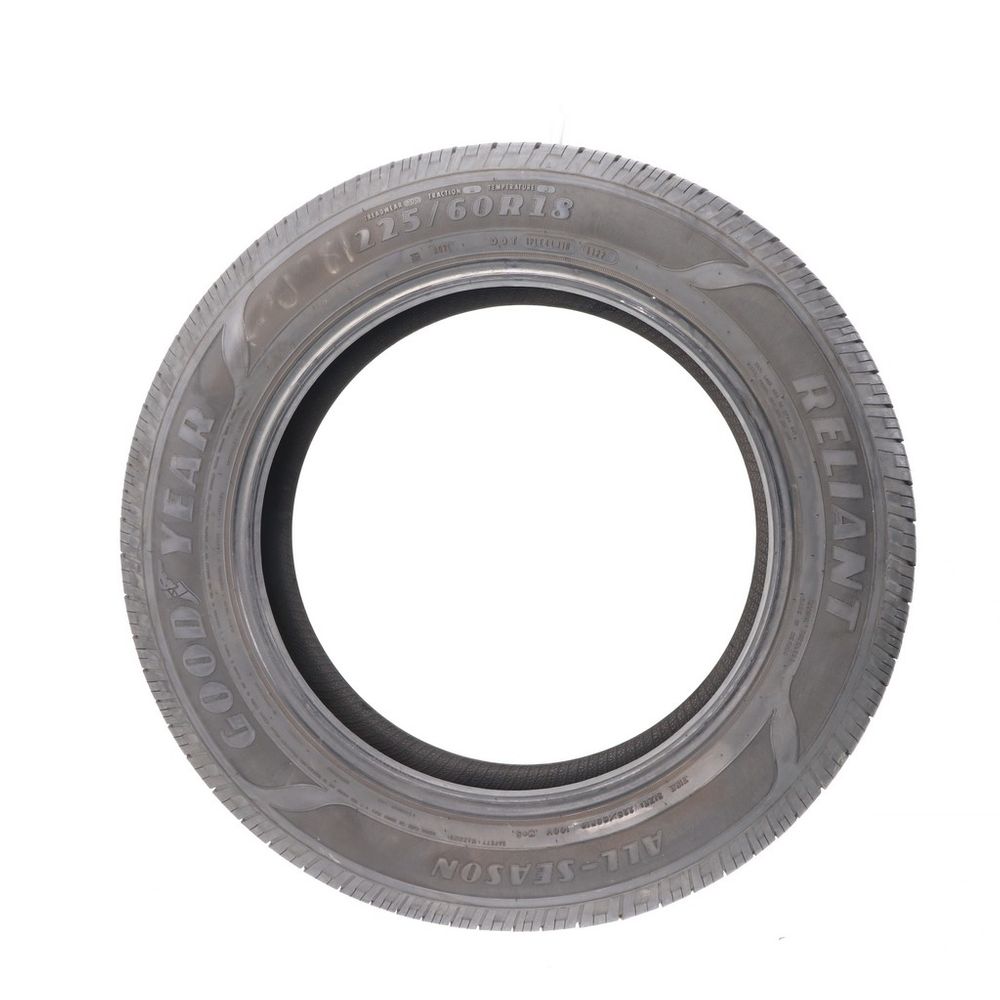 Set of (4) Used 225/60R18 Goodyear Reliant All-season 100V - 5-6/32 - Image 6