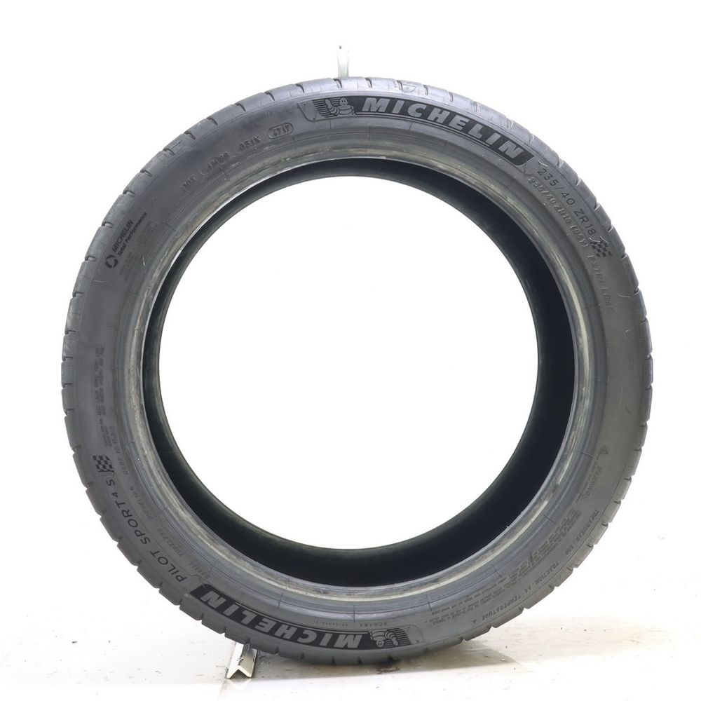 Set of (2) Used 235/40ZR18 Michelin Pilot Sport 4 S 95Y - 7.5/32 - Image 3