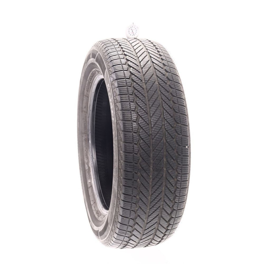 Set of (2) Used 255/60R19 Bridgestone WeatherPeak 109H - 6-6.5/32 - Image 1