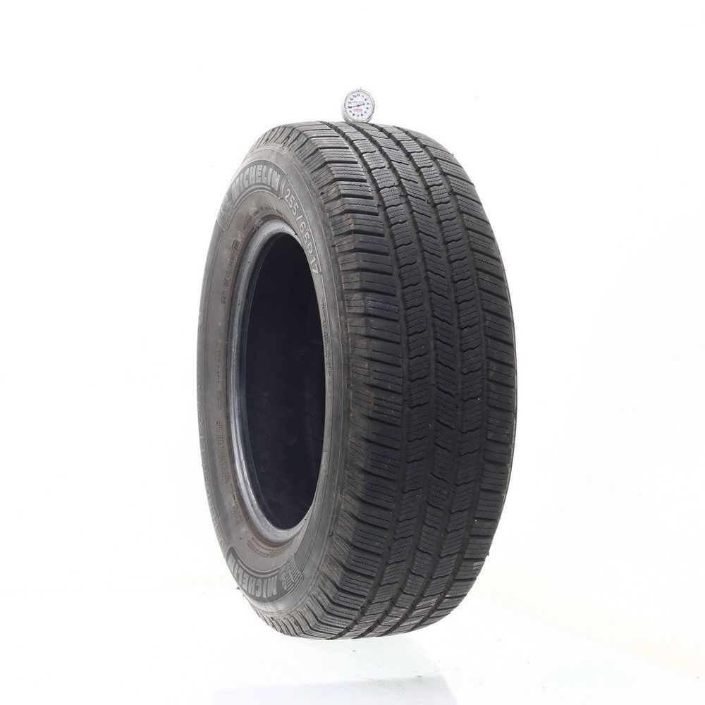 Set of (2) Used 255/65R17 Michelin Defender LTX M/S 110T - 9.5-10/32 - Image 1