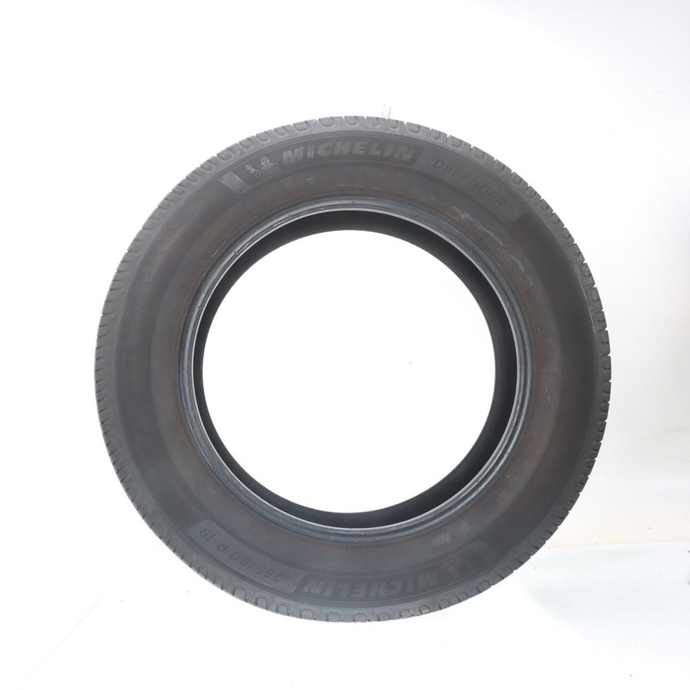 Set of (2) Used 255/60R19 Michelin Defender 2 109H - 9/32 - Image 3
