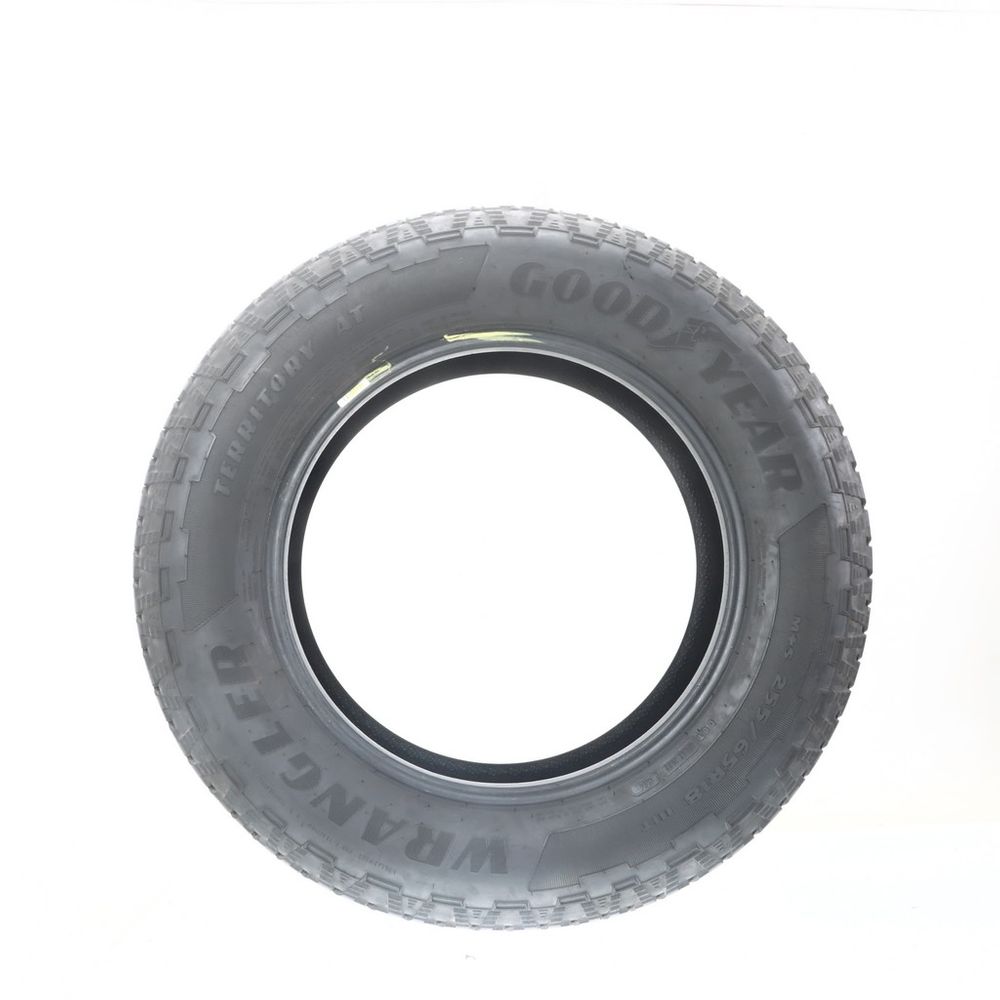 Set of (2) Used 255/65R18 Goodyear Wrangler Territory AT 111T - 10.5-11/32 - Image 3