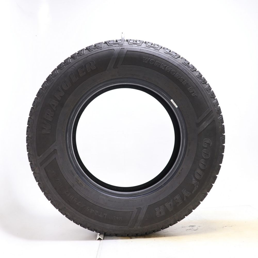Set of (2) Used LT 245/75R17 Goodyear Wrangler Workhorse HT 121/118R E - 7-8/32 - Image 3