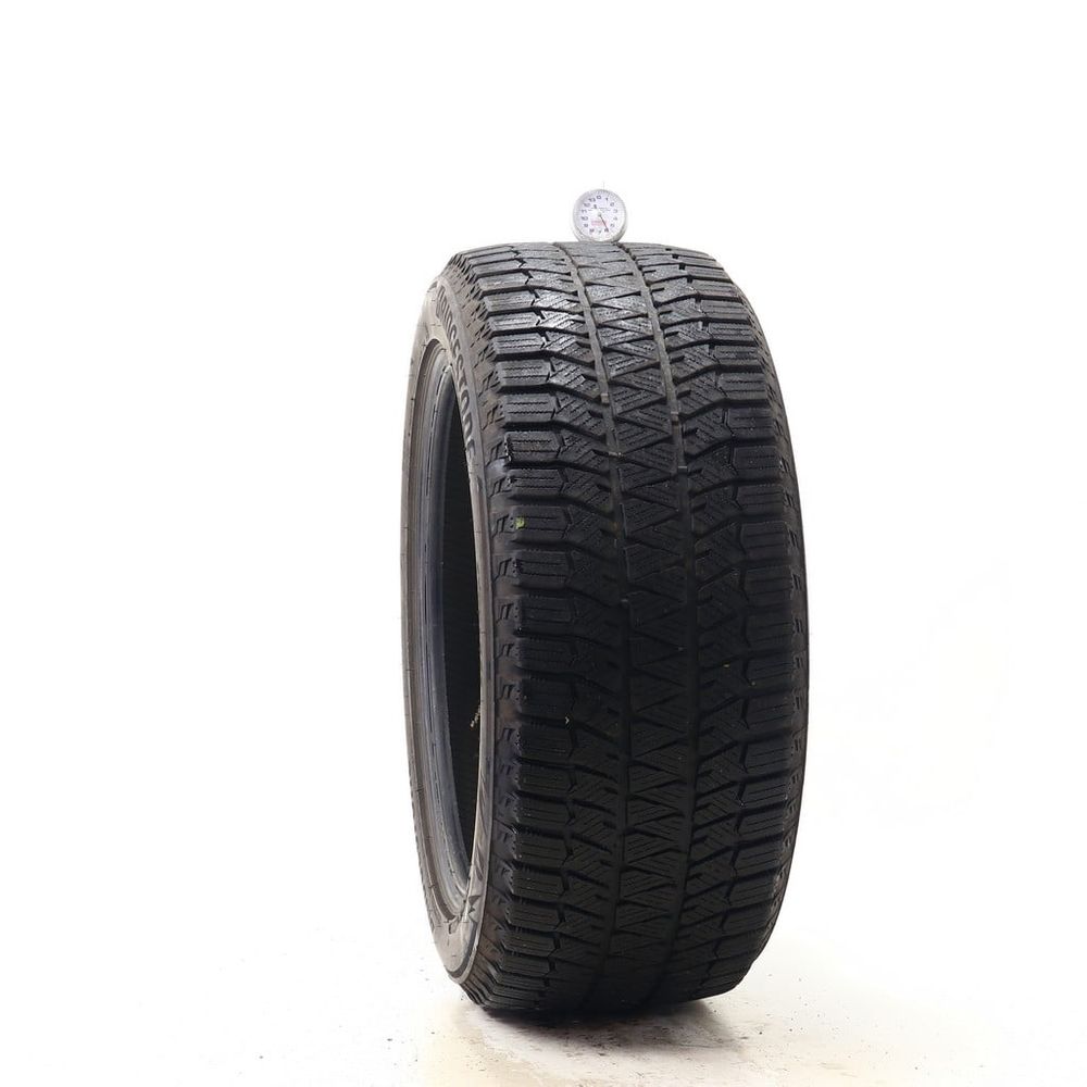 Set of (2) Used 235/50R18 Bridgestone Blizzak WS90 Studless 101H - 6-6.5/32 - Image 1