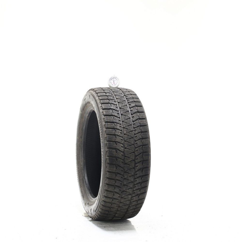 Set of (2) Used 185/55R15 Bridgestone Blizzak WS90 Studless 82H - 6.5/32 - Image 1