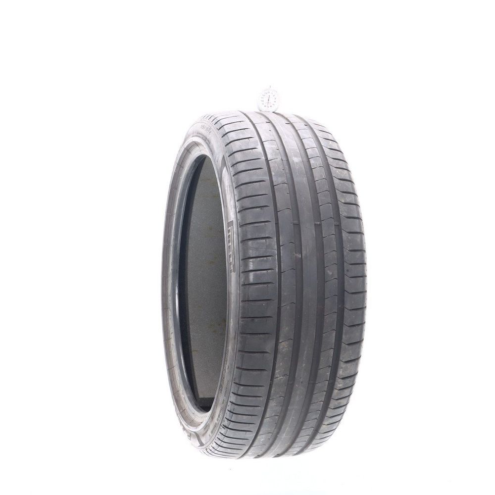 Set of (2) Used 255/40R21 Pirelli P Zero PZ4 R01 PNCS 102Y - 7-7.5/32 - Image 1