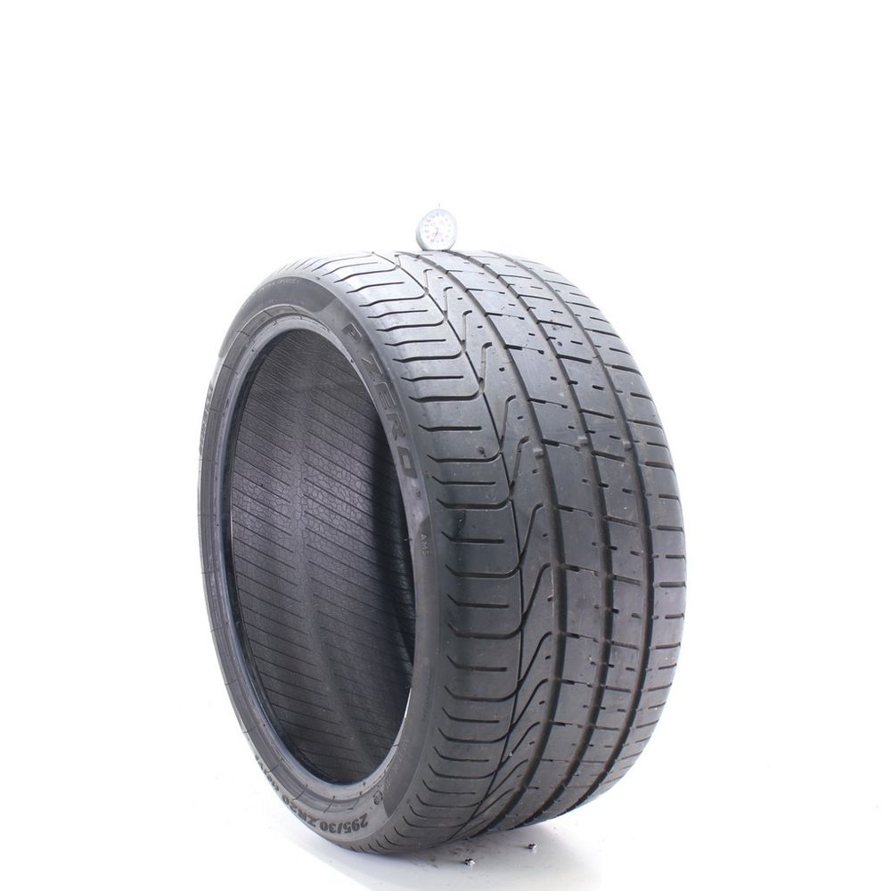 Set of (2) Used 295/30ZR20 Pirelli P Zero AMS 101Y - 7-8/32 - Image 4