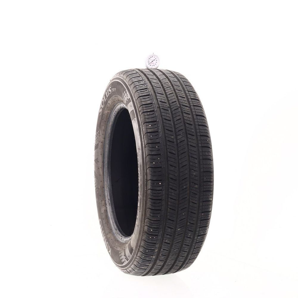 Set of (4) Used 225/60R17 Kumho Solus TA11 99T - 9/32 - Image 1