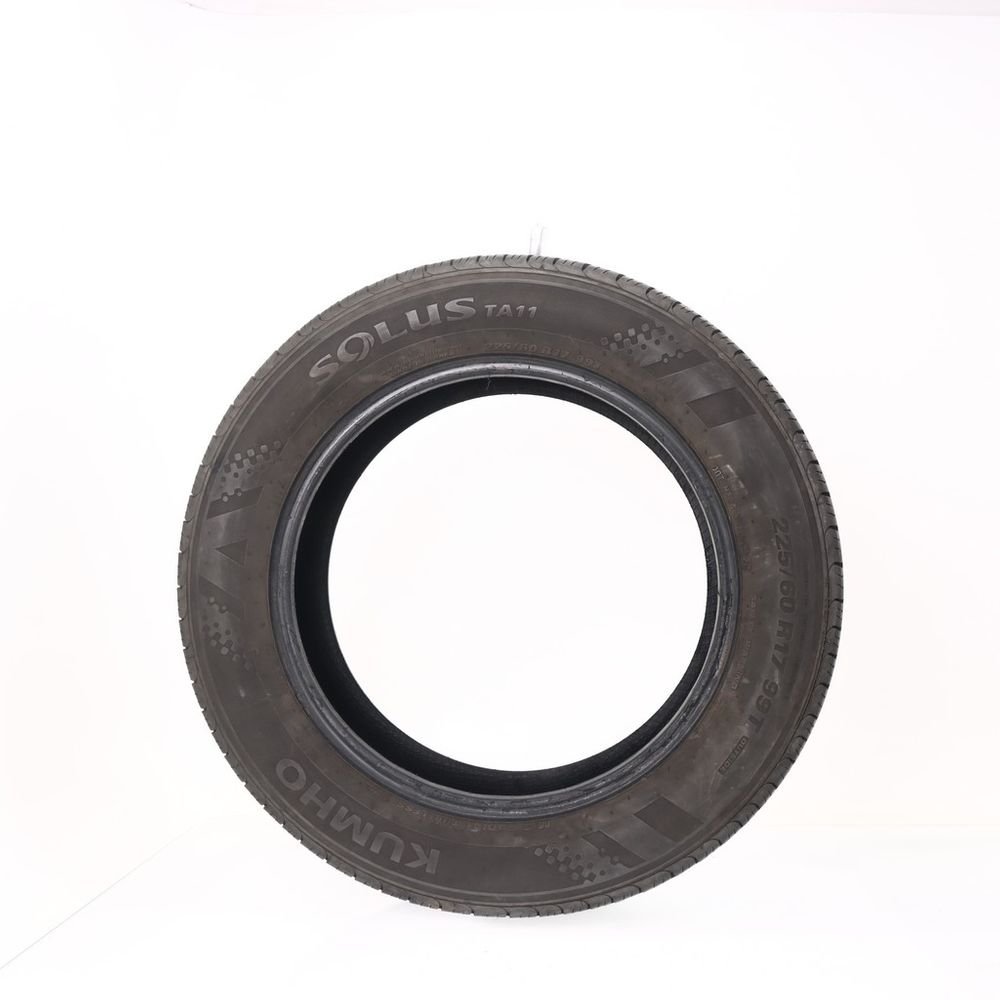 Set of (4) Used 225/60R17 Kumho Solus TA11 99T - 9/32 - Image 3