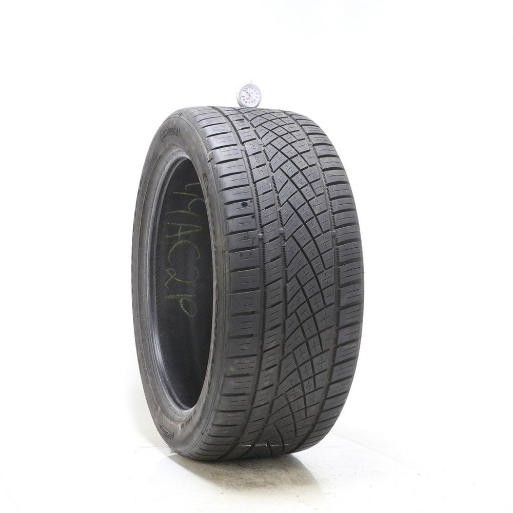 Set of (2) Used 275/40ZR20 Continental ExtremeContact DWS06 Plus 106Y - 5.5-7/32 - Image 1