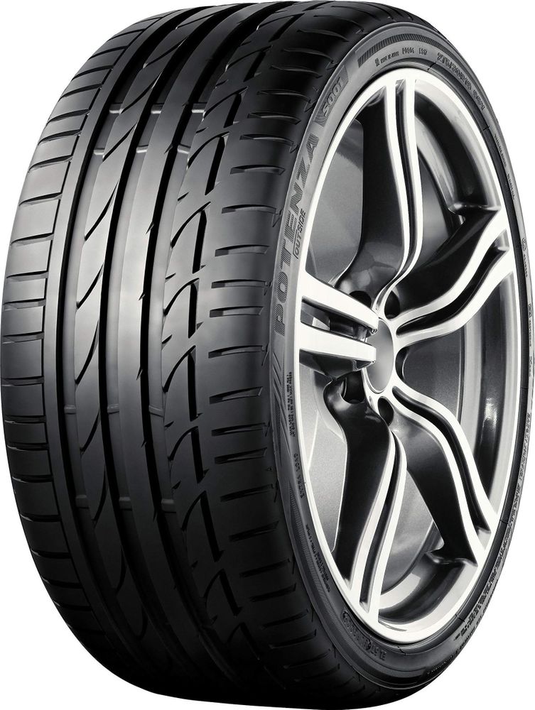 Set of (2) New P 255/40R19 Bridgestone Potenza S001 100Y - Image 1