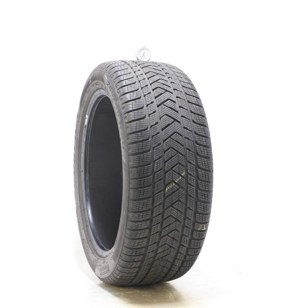 Set of (2) Used 265/45R20 Pirelli Scorpion Winter MO 108V - 8-9.5/32 - Image 1