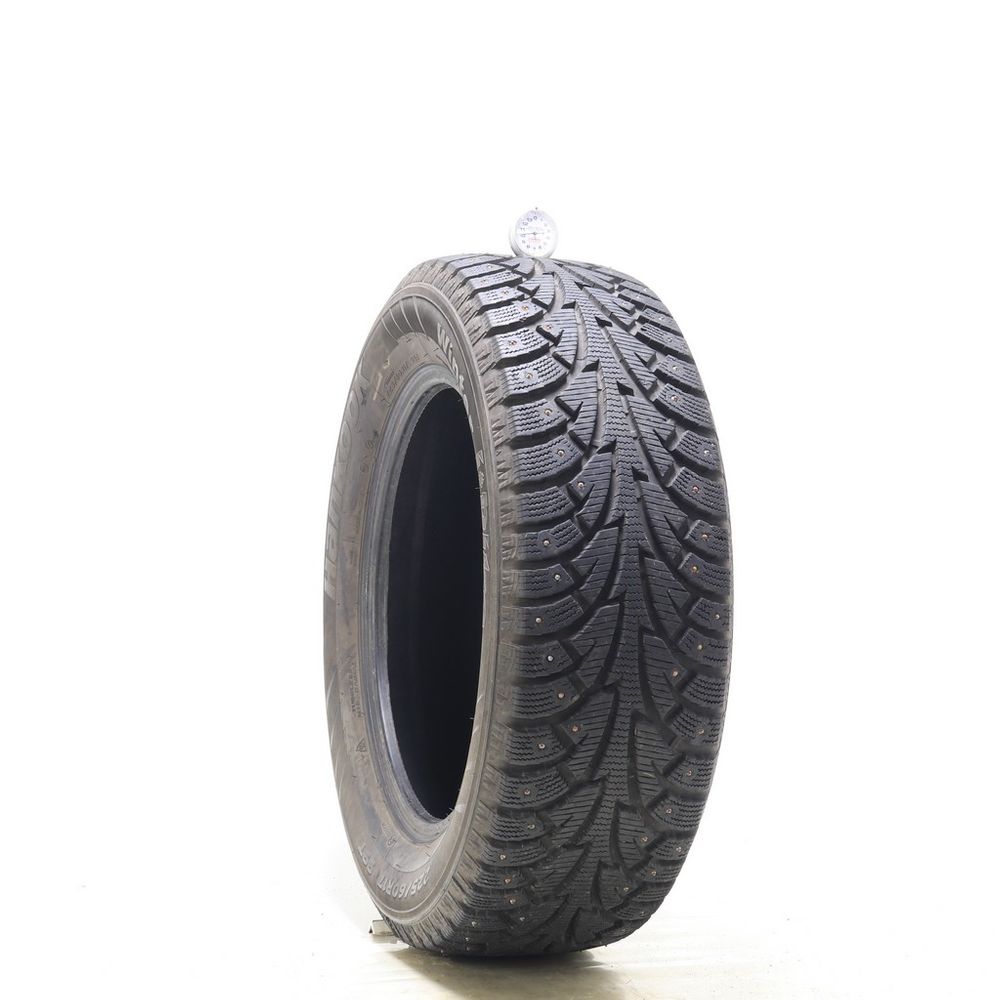 Set of (2) Used 225/60R17 Hankook Winter i*Pike (W409) Studded 99T - 10-10.5/32 - Image 4