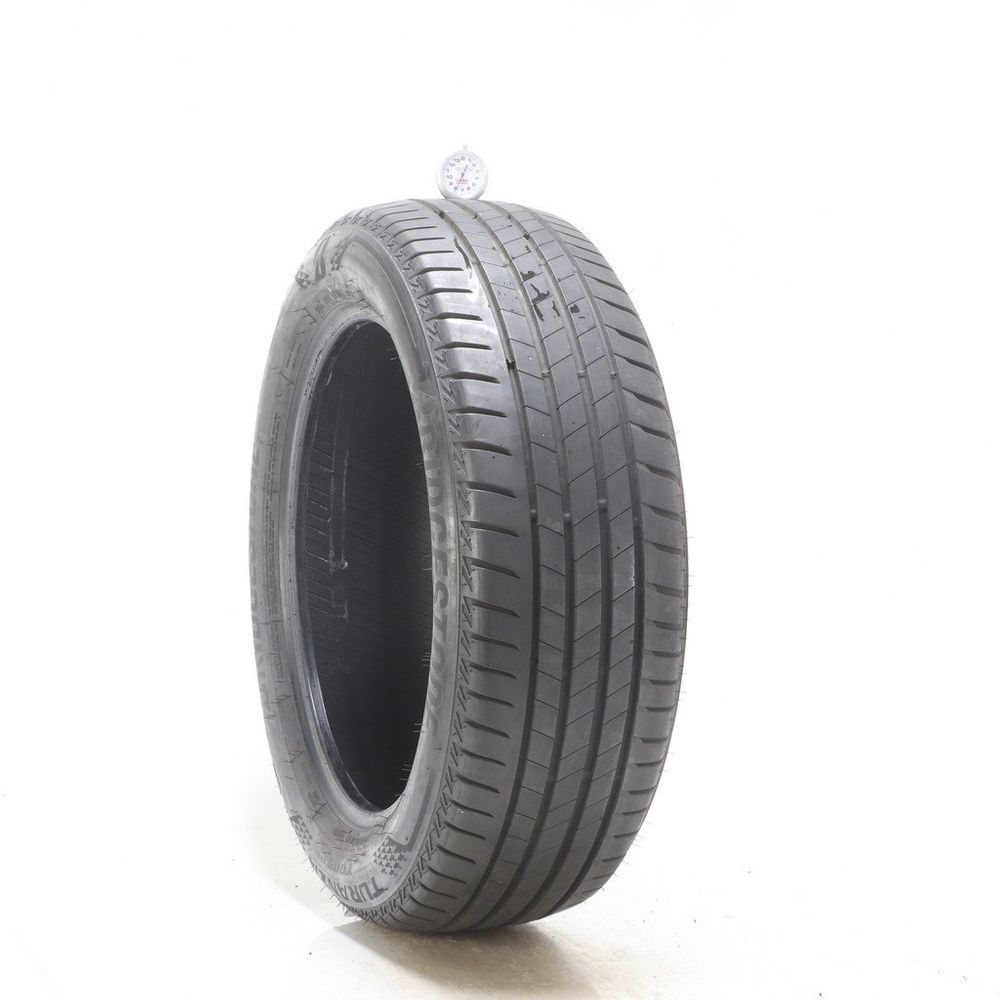 Set of (2) Used 225/55R19 Bridgestone Turanza T005 103H - 8-8.5/32 - Image 1