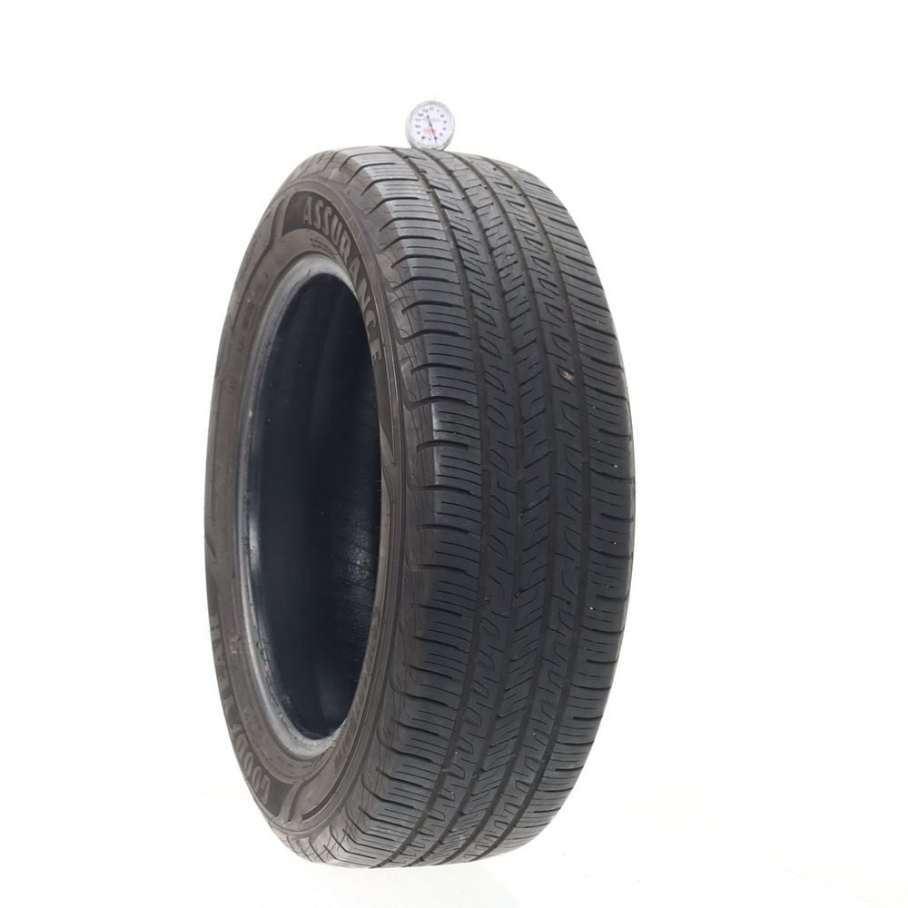 Set of (4) Used 225/60R18 Goodyear Assurance ComfortDrive 100H - 6-6.5/32 - Image 1