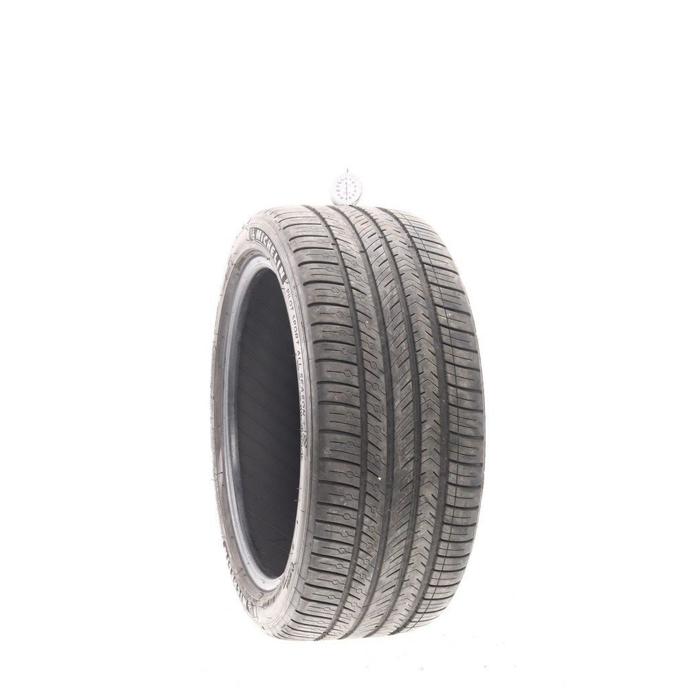 Set of (2) Used 245/40ZR18 Michelin Pilot Sport All Season 4 97Y - 6.5-7/32 - Image 1