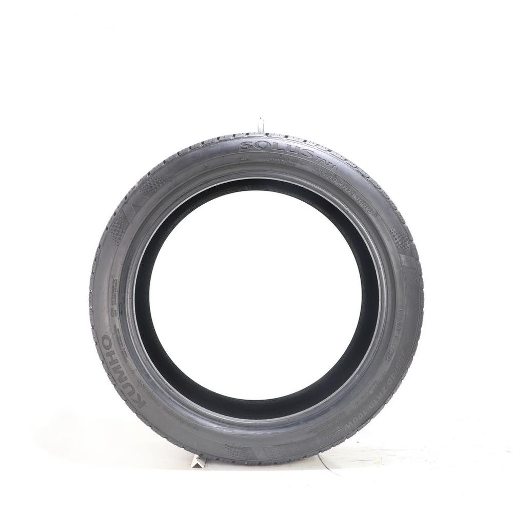 Set of (2) Used 255/40ZR19 Kumho Solus TA71 100W - 6.5-7.5/32 - Image 6