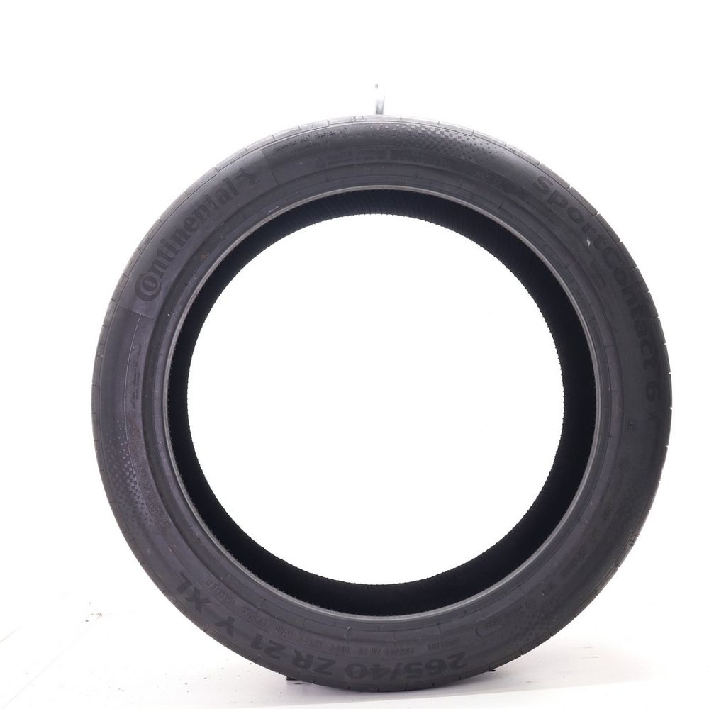 Set of (2) Used 265/40ZR21 Continental SportContact 6 105Y - 5.5-6.5/32 - Image 3