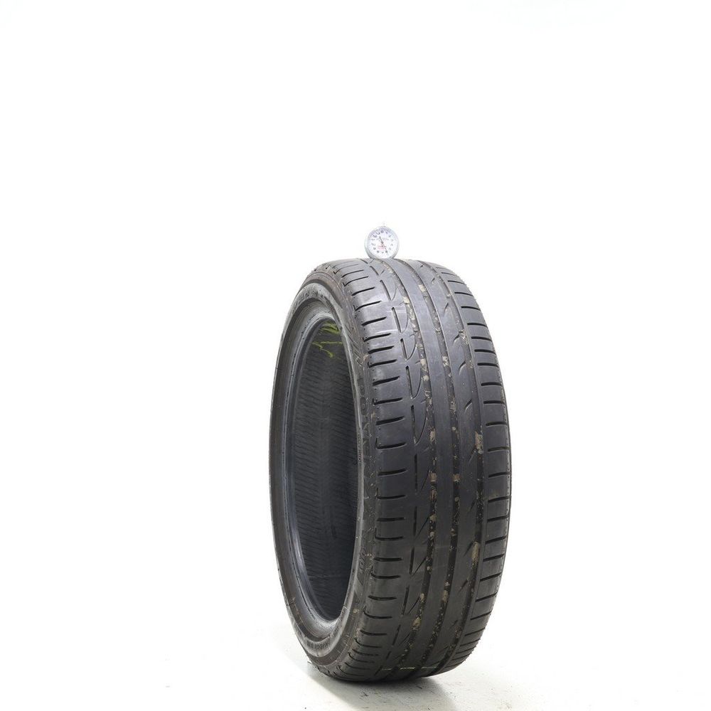 Set of (2) Used 205/45R17 Bridgestone Potenza S001 84W - 6-6.5/32 - Image 1