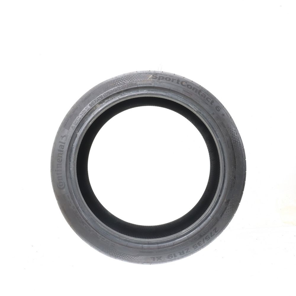 Set of (2) Used 275/35ZR19 Continental SportContact 6 100Y - 5.5-7/32 - Image 6