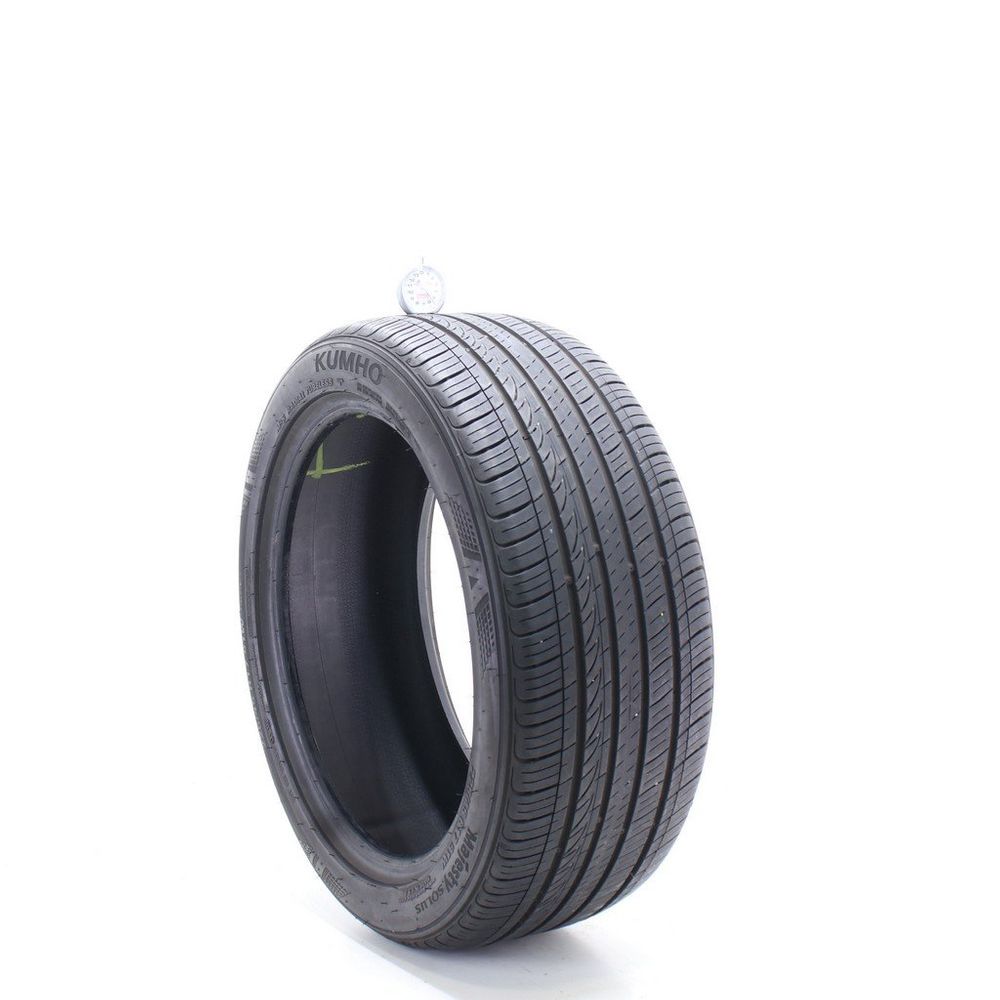 Set of (4) Used 225/45R17 Kumho Majesty Solus KU50 91W - 5.5-7/32 - Image 1