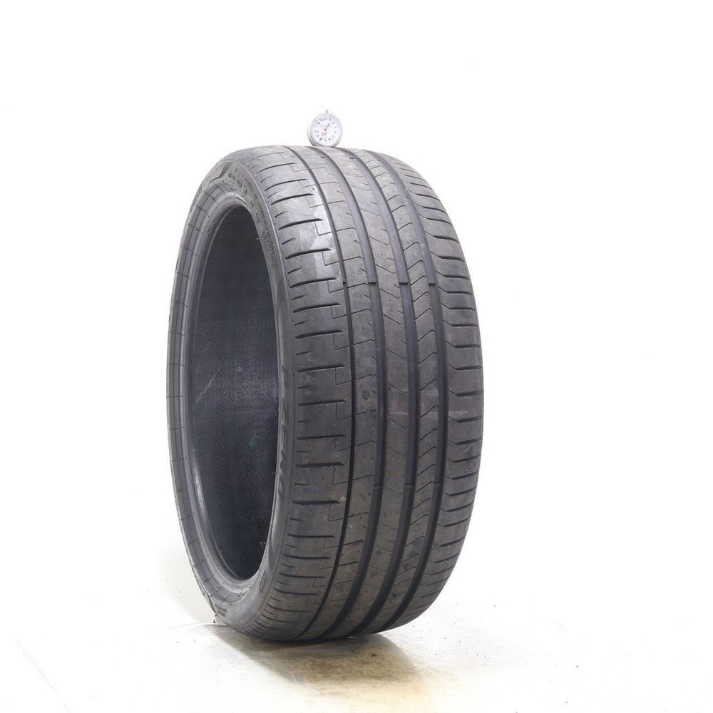 Set of (2) Used 255/35ZR21 Pirelli P Zero PZ4 A6A 98Y - 8/32 - Image 1