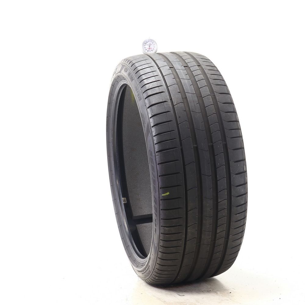 Set of (4) Used 255/35R21 Pirelli P Zero PZ4 TO Elect PNCS 98W - 6.5-7.5/32 - Image 4