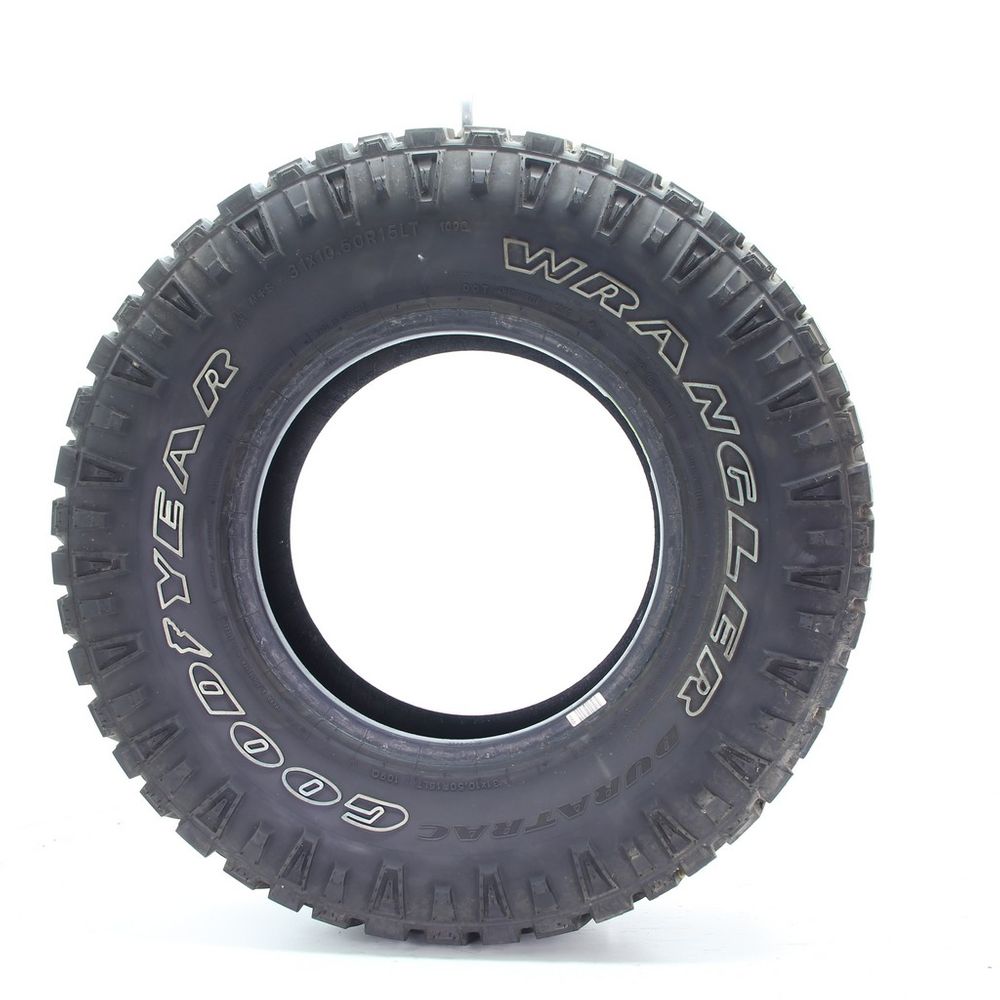 Used LT 31X10.5R15 Goodyear Wrangler Duratrac 109Q E - 13/32 - Image 3