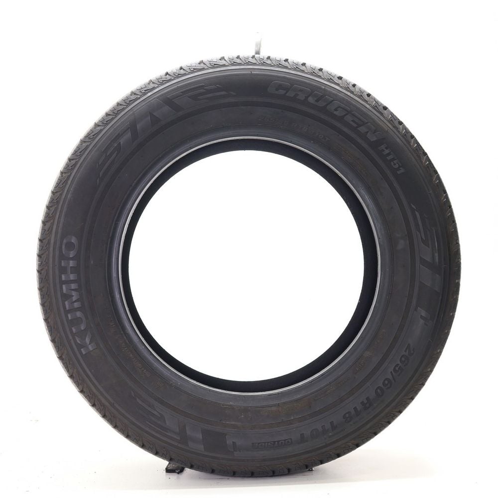 Set of (2) Used 265/60R18 Kumho Crugen HT51 110T - 10.5/32 - Image 3