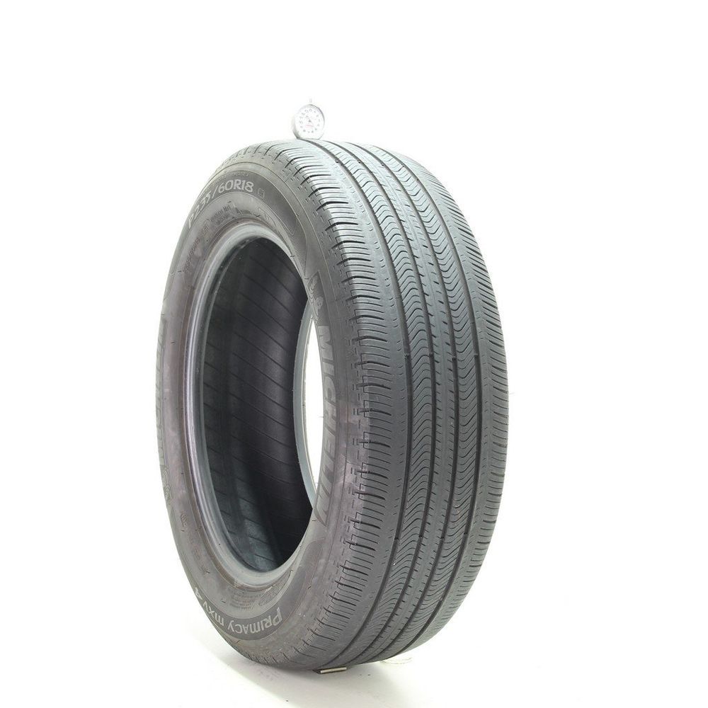 Set of (4) Used 235/60R18 Michelin Primacy MXV4 102T - 5-6.5/32 - Image 1