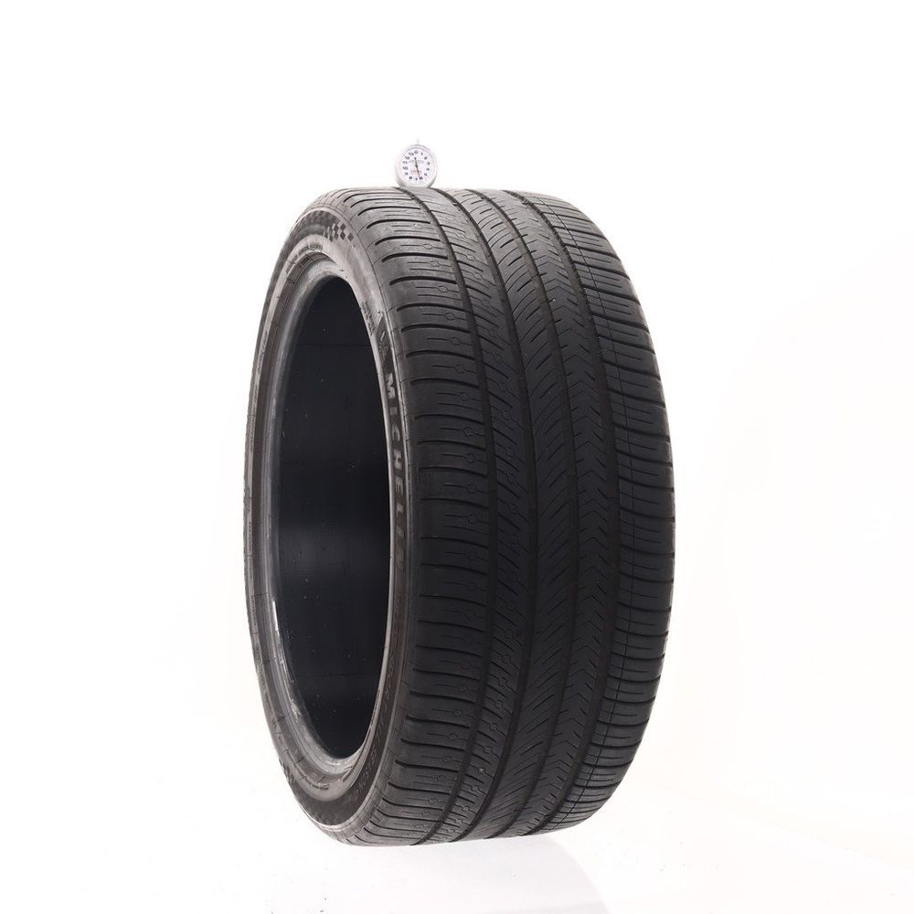 Set of (2) Used 275/40ZR21 Michelin Pilot Sport All Season 4 107Y - 6-7/32 - Image 1
