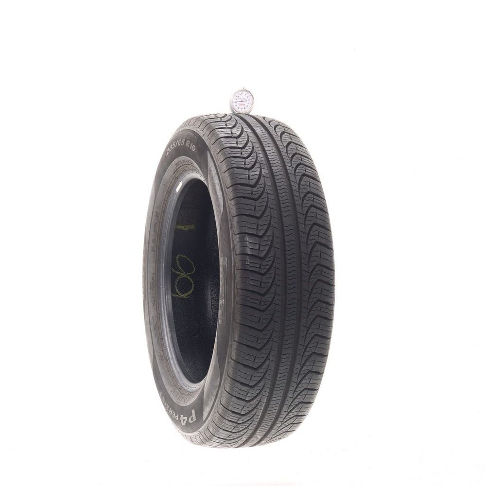 Set of (2) Used 205/65R16 Pirelli P4 Persist AS Plus 95T - 10-11.5/32 - Image 1